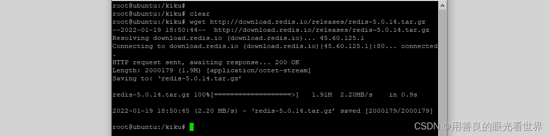 下载 Redis 安装包