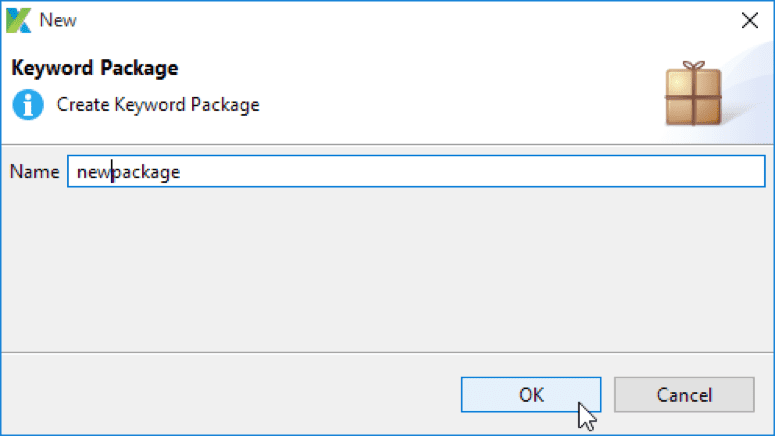 新的自定义关键字包