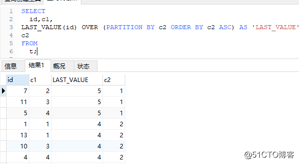 MySQL 8.0 窗口函数