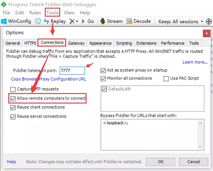 Fiddler 抓取 https 请求大全