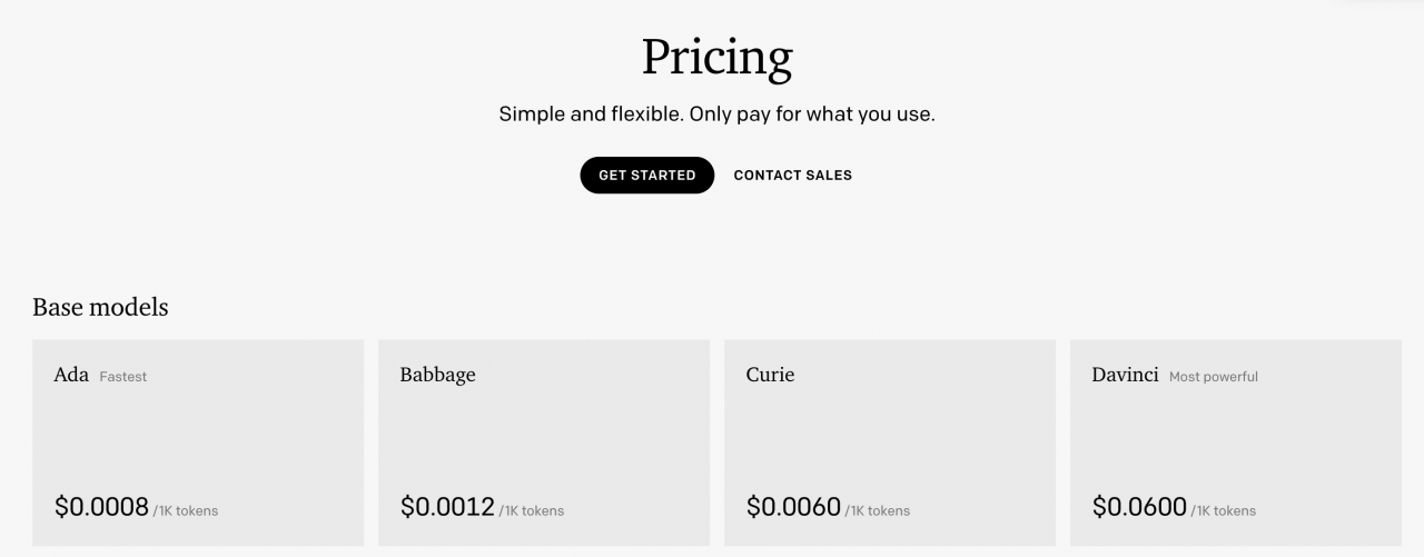 OpenAI采取了按量付费的方式,每个用户账户初始有18刀免费额度