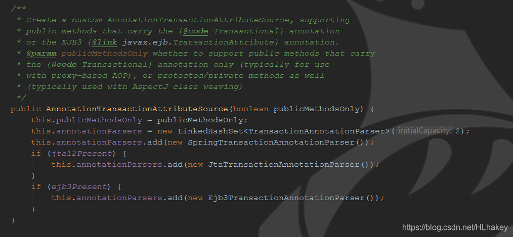 SpringTransactionAnnotationParser  从哪里来