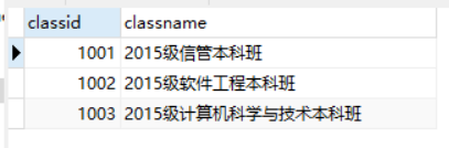 班级表