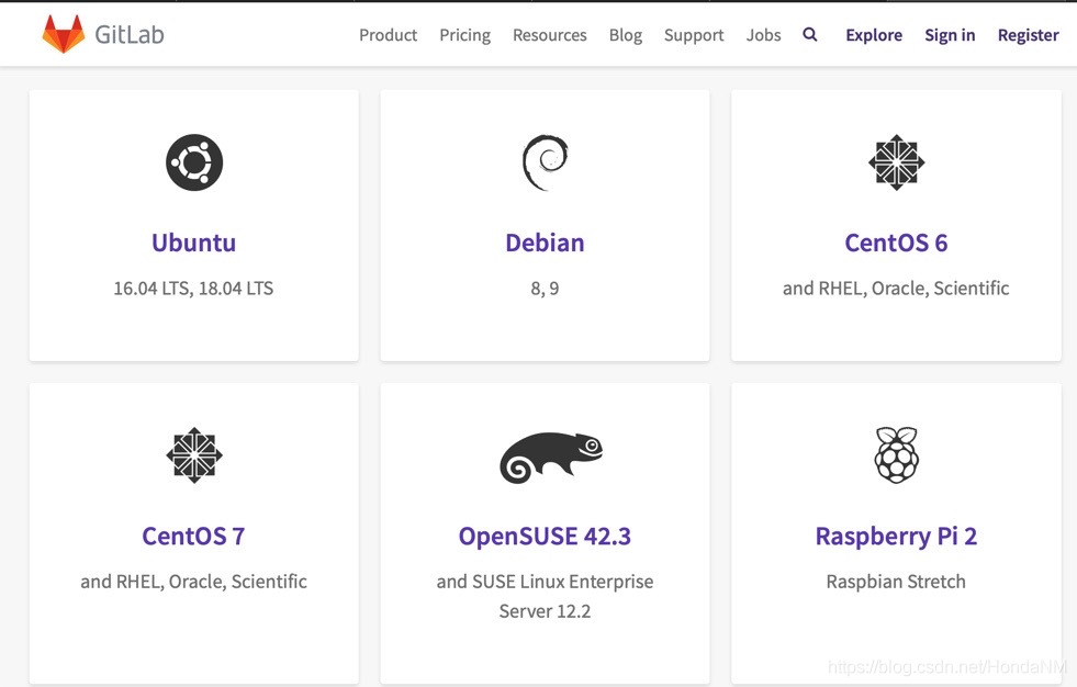gitlab下载界面