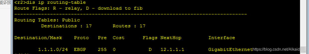 1、配ip及环回2、R1为isp，在r2上写一条缺省指向r1，且下放缺省ip route-static 0.0.0.0  0.0.0.0  192.168.1.1[R2]rip 1[R2-rip-1]def