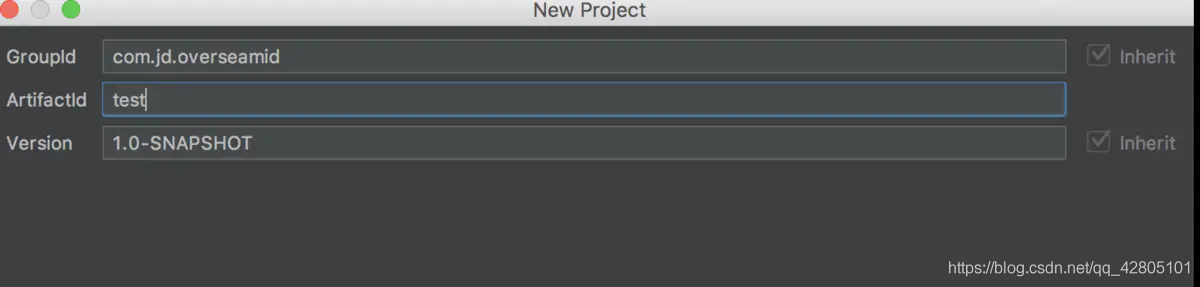 设置Groupld和ArifactId