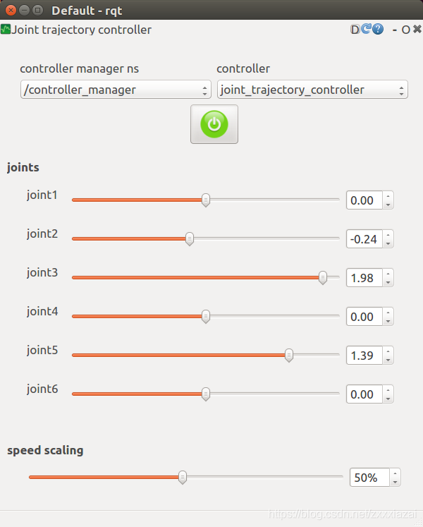 rqt_joint_trajectory_controller