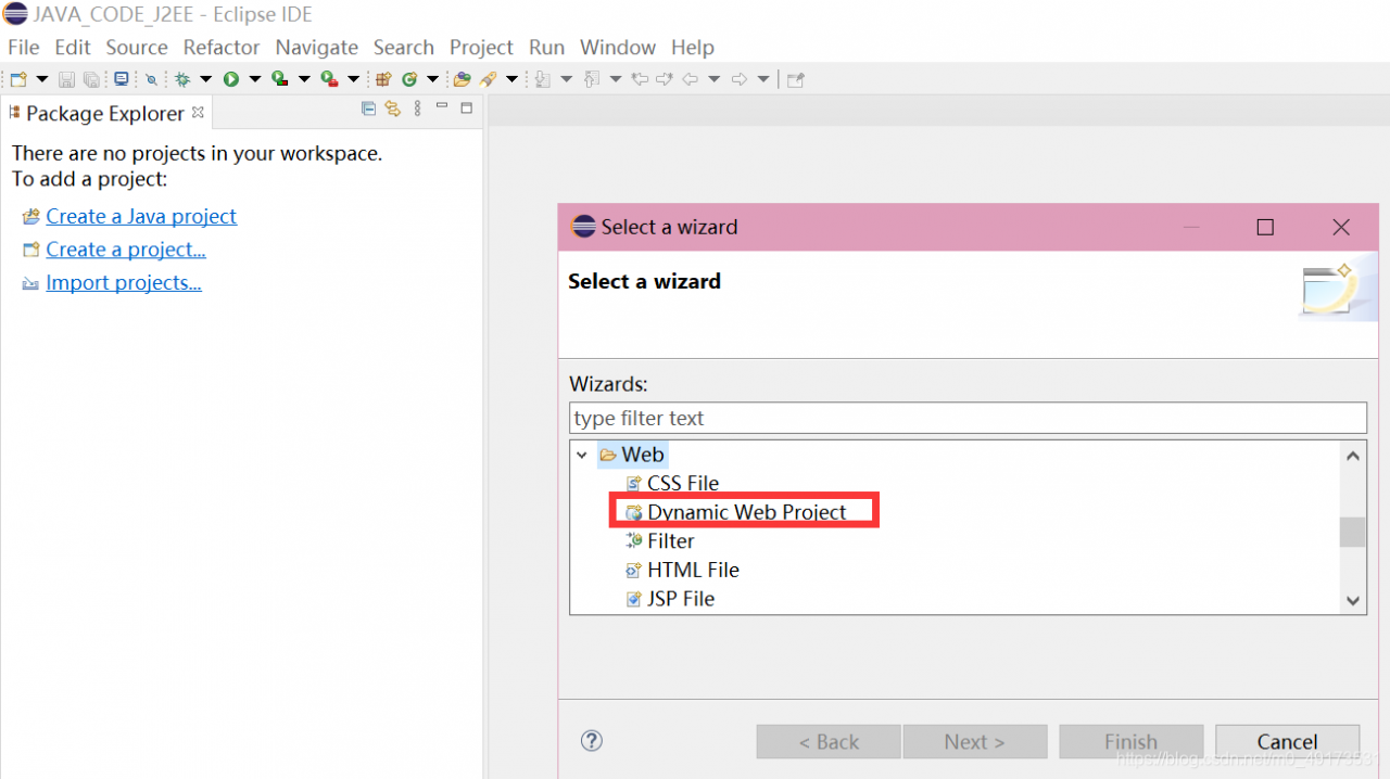  eclipse dynamic web project 