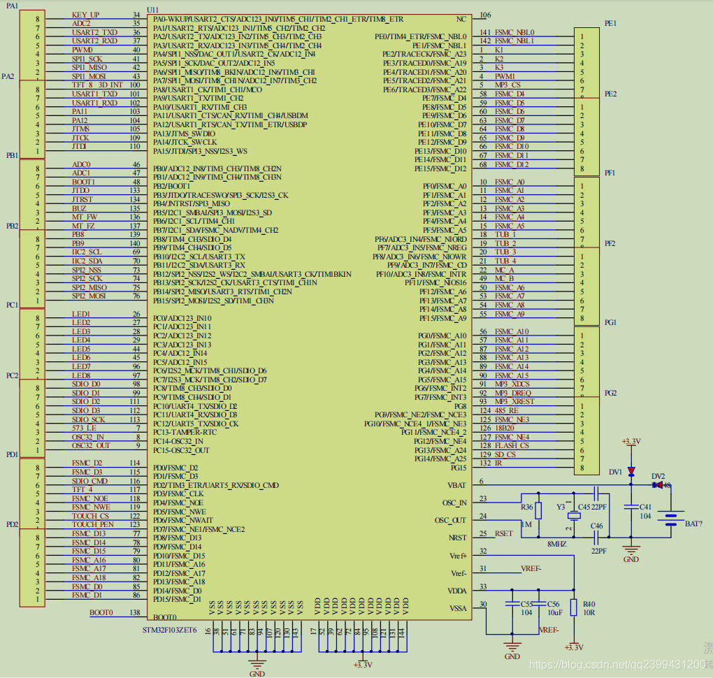 芯片SD6832引脚功能图图片