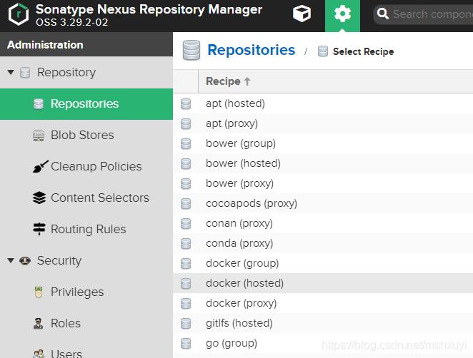 Nexus3 docker 