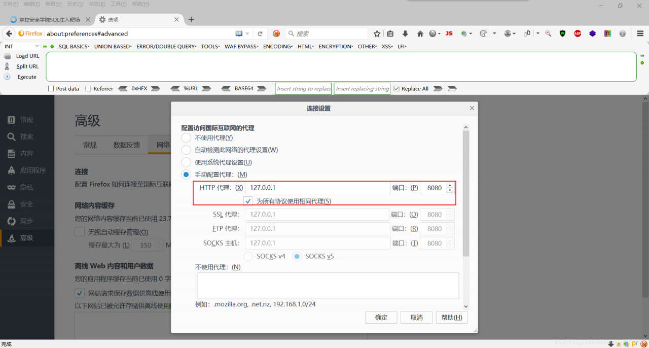 浏览器设置代理