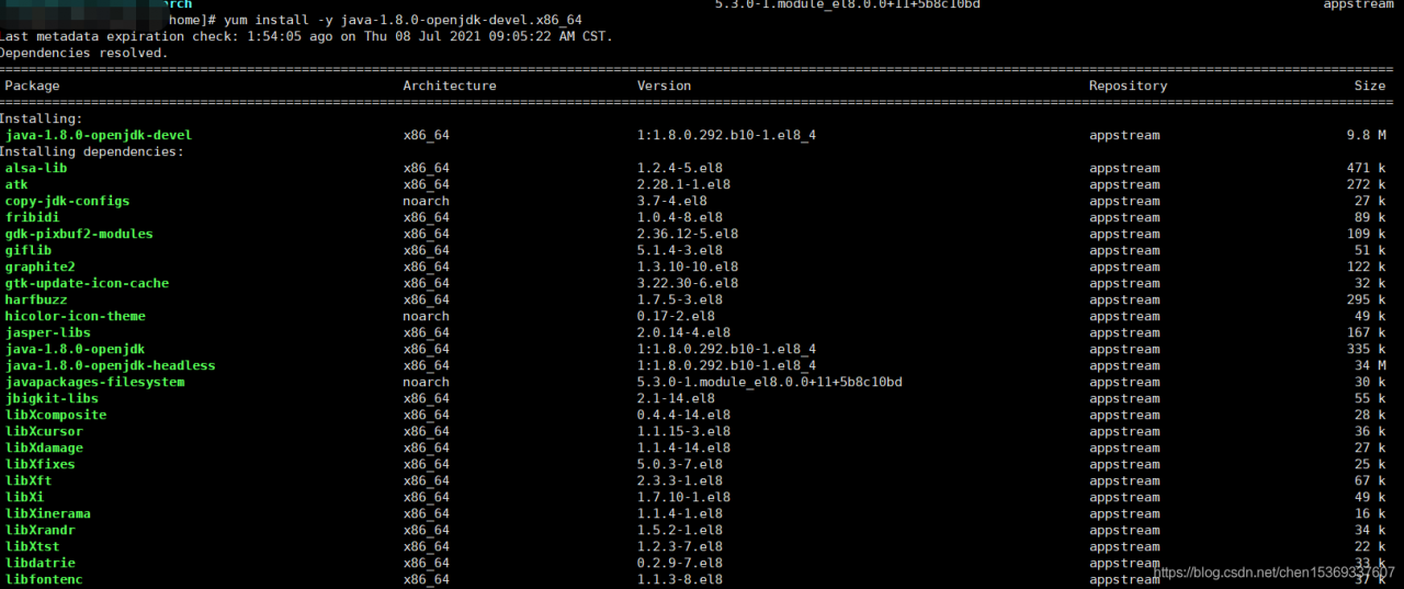 安装openjdk1.8