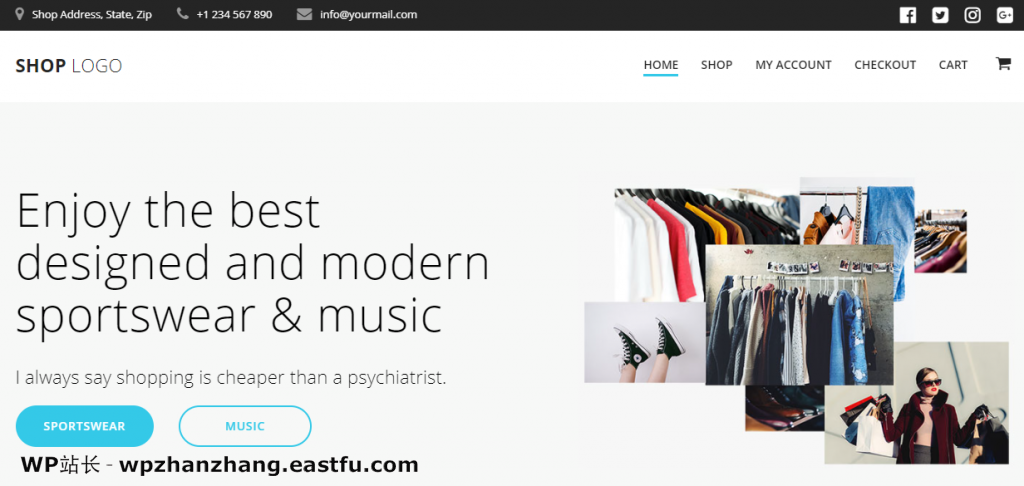 Mesmerize 电子商务演示站点