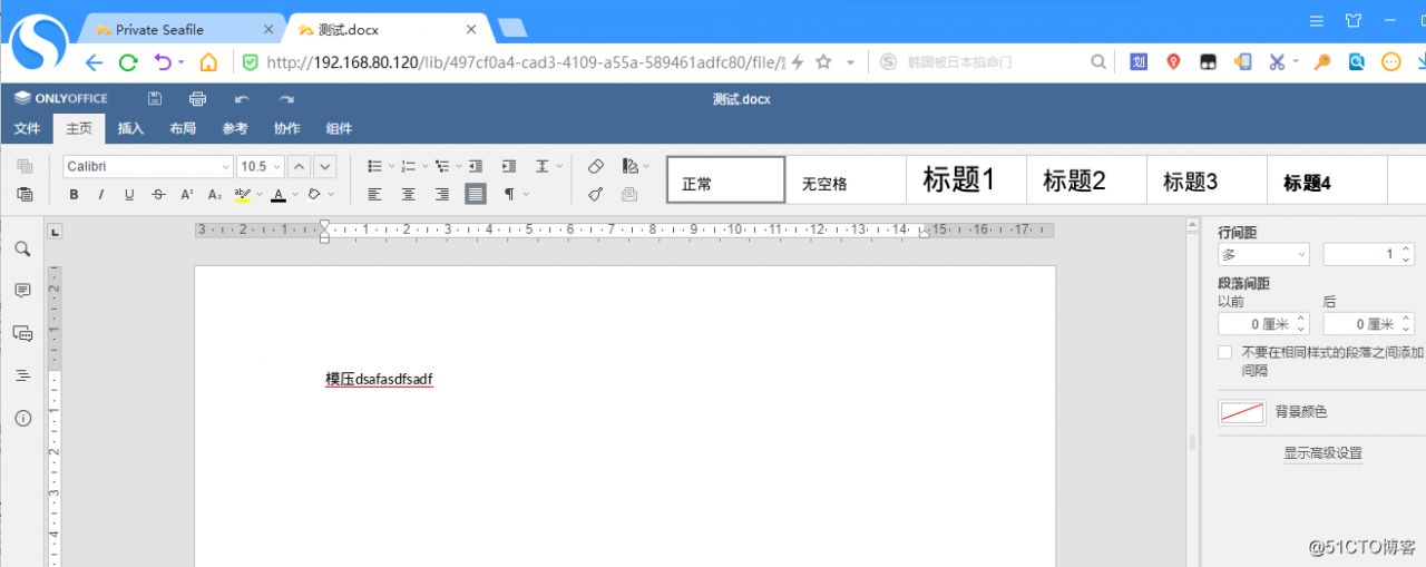 seafile7.0.3组合onlyoffice