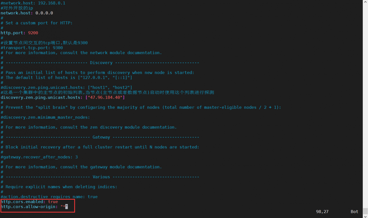 Linux es head 