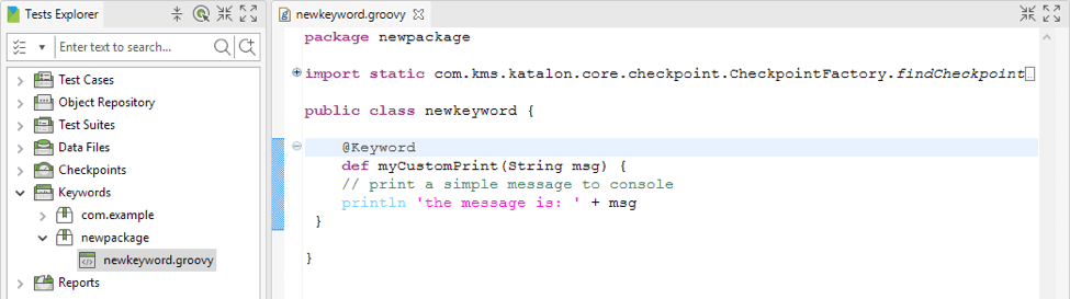 在Java / Groovy中定义自定义关键字