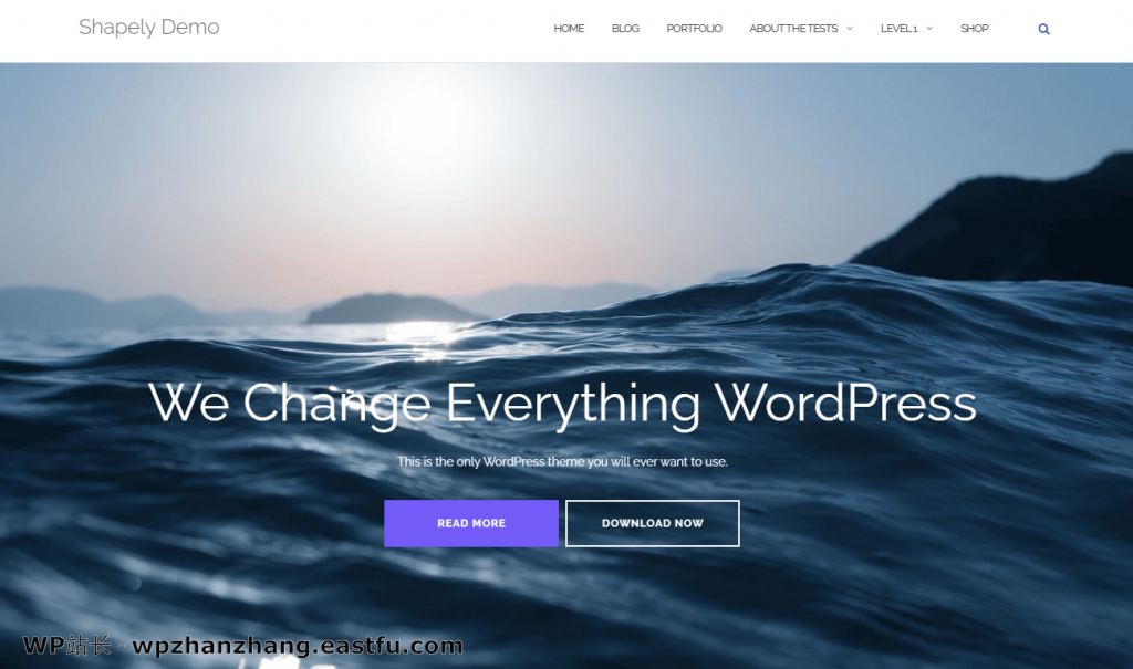 造型优美的演示站点