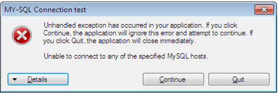 MySQL Database in C#