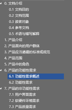 需求文档目录