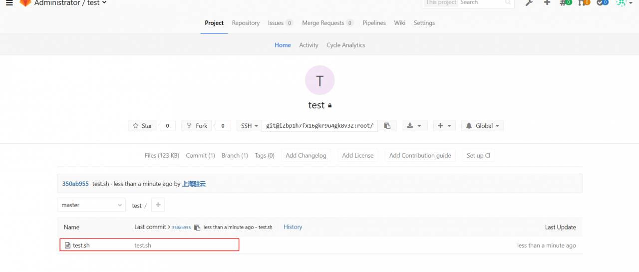 GitLab的安装及使用教程