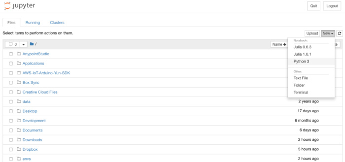 mxnet启动python3内核