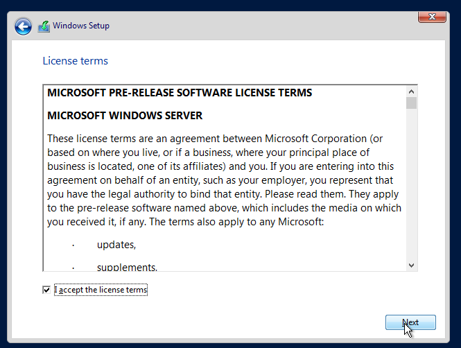 Windows 2016安装8