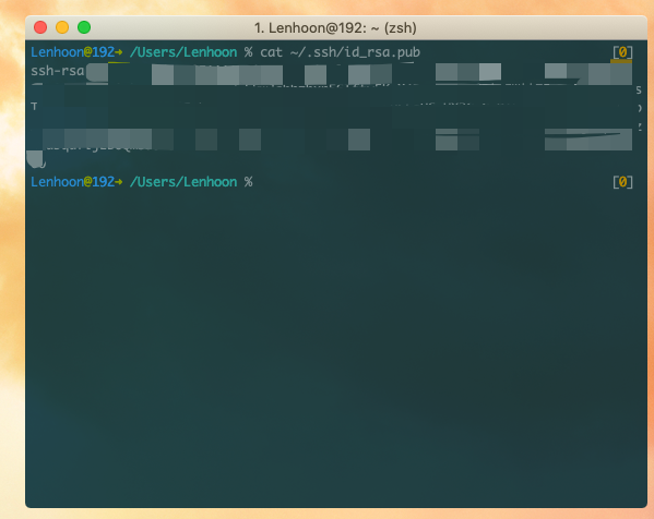 查看本地SSH公钥