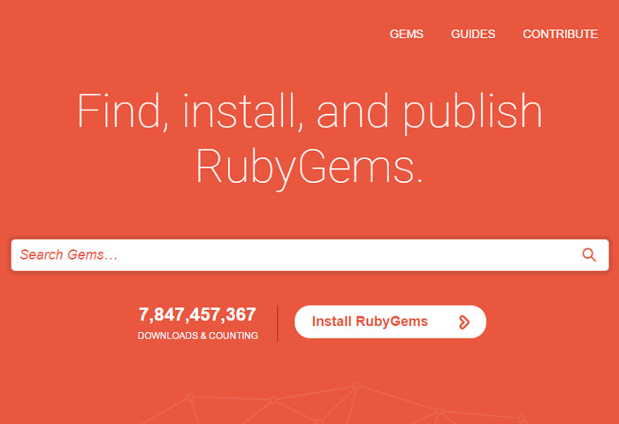 rubygems网站宝石管理
