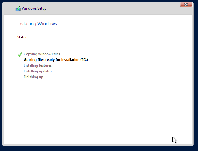 Windows 2016安装11