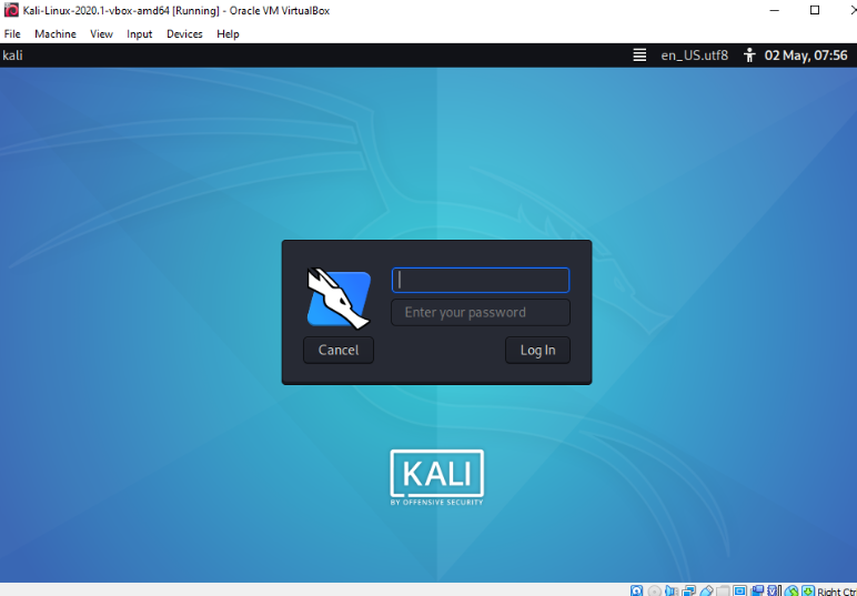 Kali Login