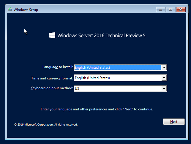 Windows 2016安装4