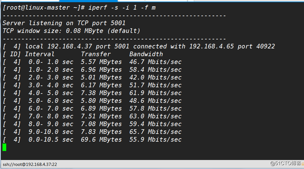 Linux 下测试网络带宽及查看网络情况常用命令