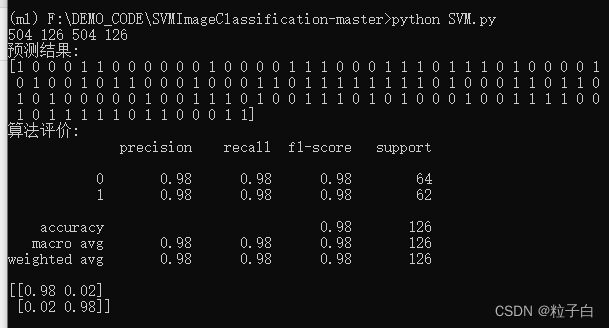 SVM 图片分类python实现 – 源码巴士