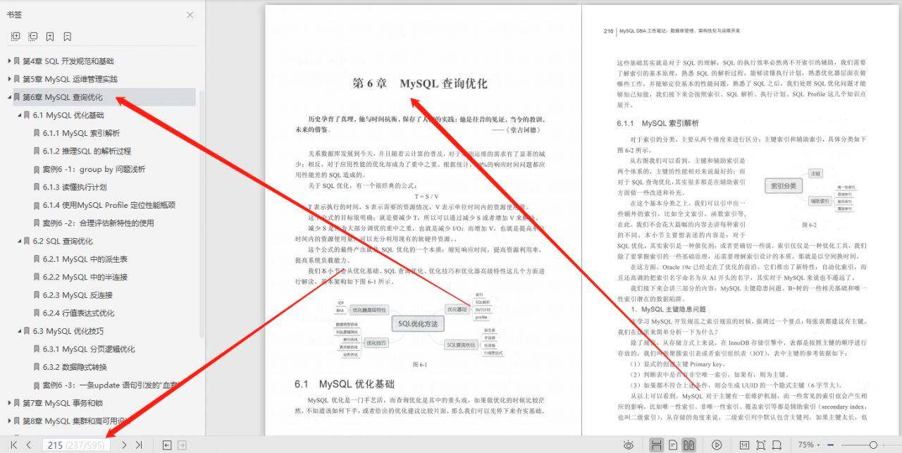 完美！腾讯T4手撸600页MySQL数据库管理、架构优化笔记