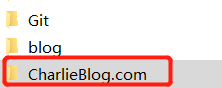 CharlieBlog.com文件夹