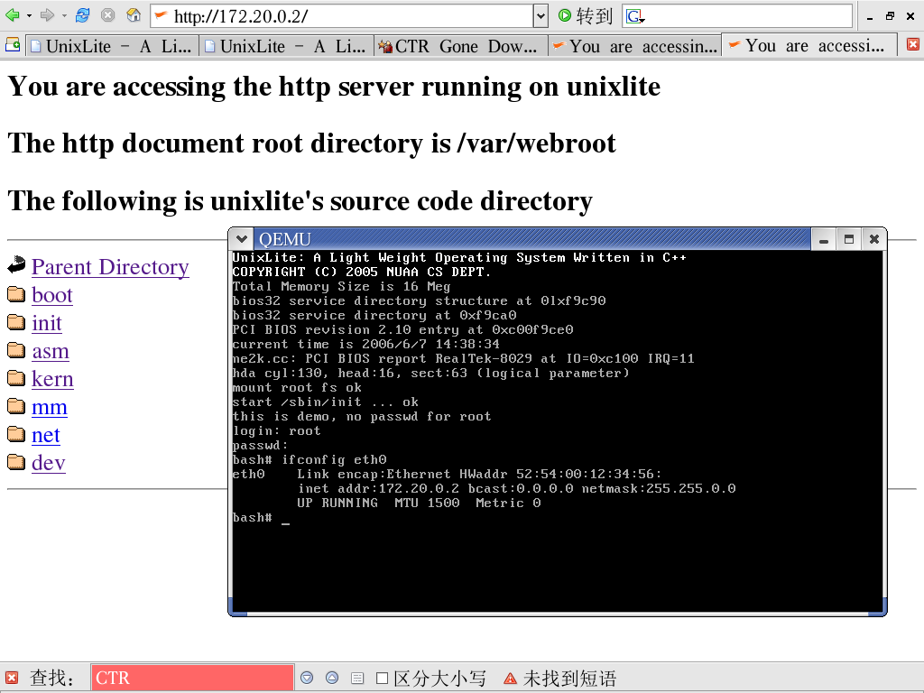Httpd on UnixLite